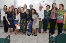 Colóquio realizado para acolher as cinco alunas canadenses formalizando publicamente a parceria entre as instituições do  Brasil e  do Canadá.