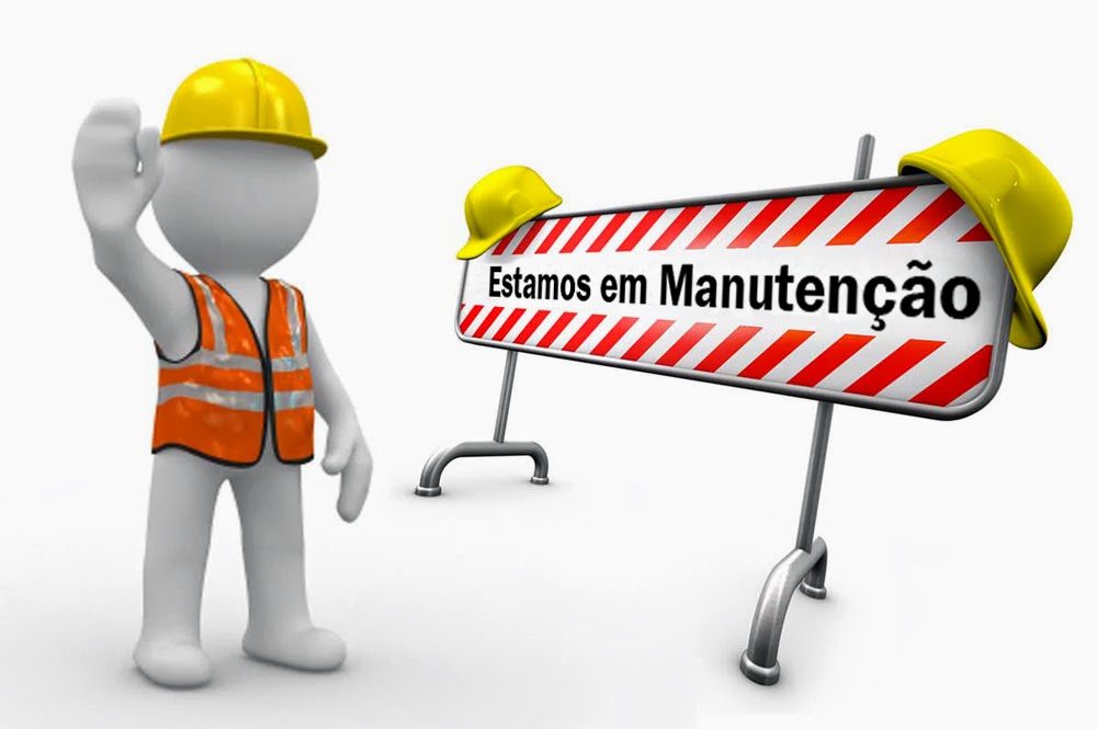 Biblioteca em manutenção