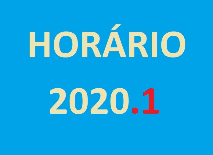 horário 2020.1