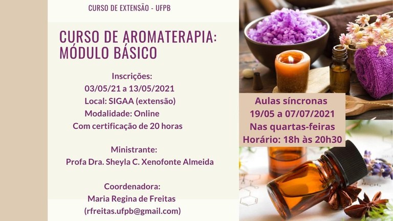 Curso de Aromaterapia